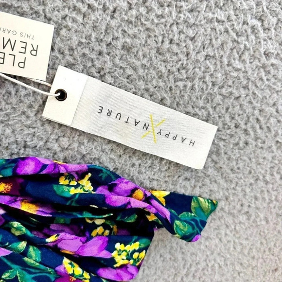 Happy x Nature Dress Women XS Mini Wrap Kate Hudson Environment Friendly Recycle - Picture 9 of 16